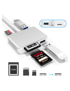 Lector de Tarjetas XQD USB 3.0 Cateck - Rápido 5Gbps