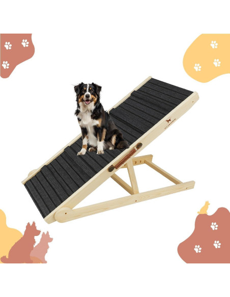 Rampa Ajustable para Perros ELY UNIVERSAL - 30.99 a 64.77 cm