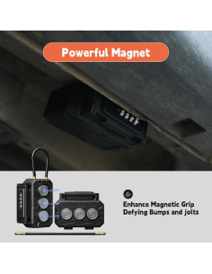 Caja de llaves magnética MAILADA M2 con candado de combinación 2