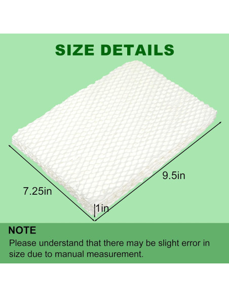 Filtros de Repuesto Vornado MD1-0034 para Humidificador - Paquete de 4