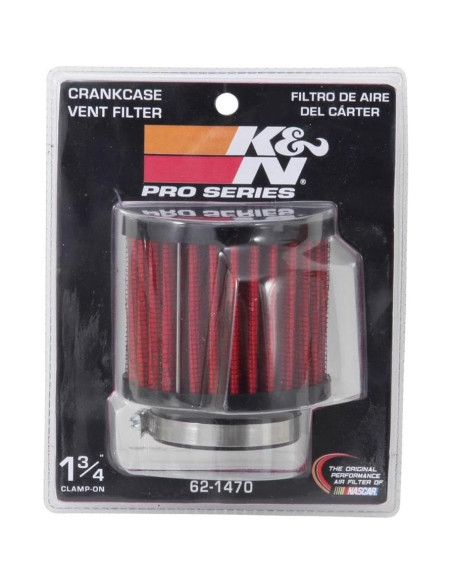 Filtro de aire K&N 62-1470 cónico lavable 4.45cm