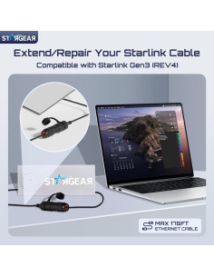 Adaptador Ethernet STARGEAR Gen 3/Mini RJ45 a Prueba de Agua 2