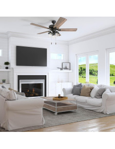 Ventilador de Techo Prominence Home Briarcrest 52" Bronce LED 2