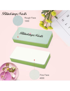 Bloque de Pulido de Uñas BlinkingNails 1000/4000 Grano 12pcs 2