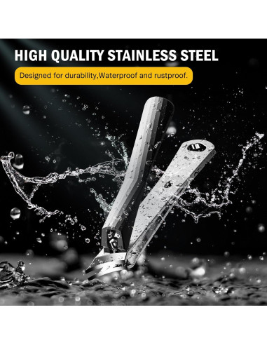 Cortauñas Curvado FVION para Uñas Encarnadas - Negro