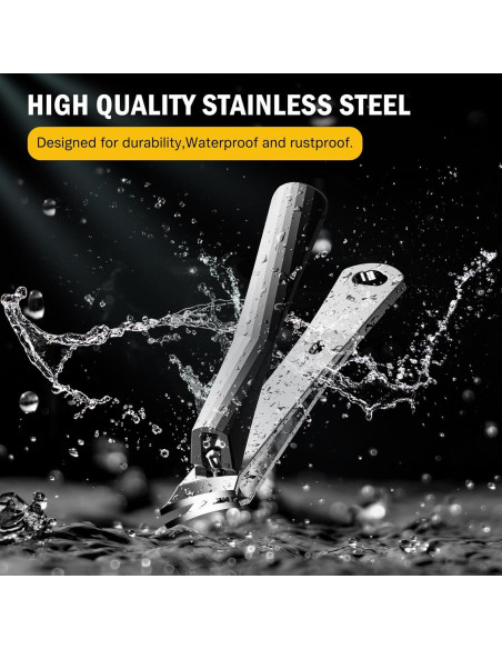 Cortauñas Curvado FVION para Uñas Encarnadas - Negro