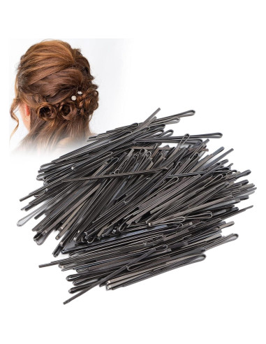 240 Horquillas para el Cabello HERCHR Negras Reutilizables
