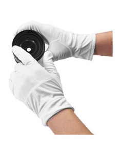 Guantes de Microfibra Matin para Lentes y Joyería - Blanco