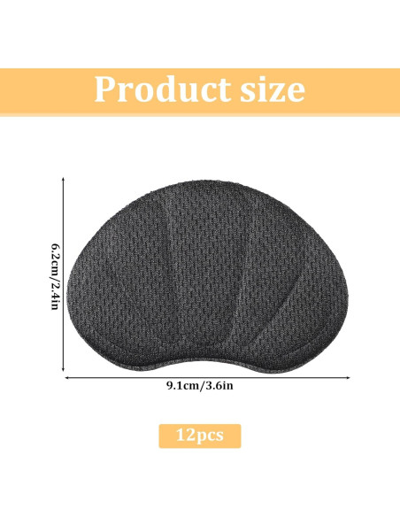 Almohadillas para Talones Giantree 12 Pcs - Antideslizantes