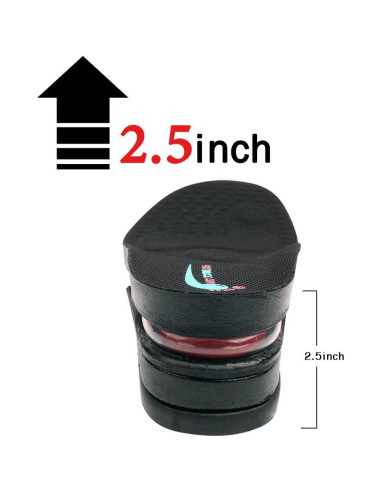 Plantillas Aumentadoras de Altura FOOTINSOLE 6.35 cm Grande