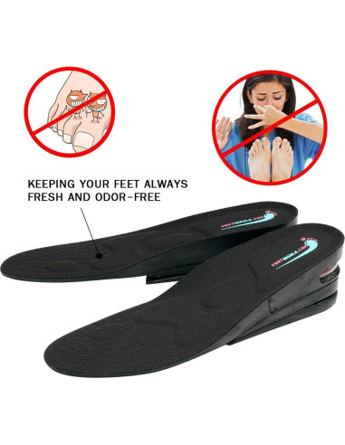 Plantillas Aumentadoras de Altura FOOTINSOLE 6.35 cm Grande