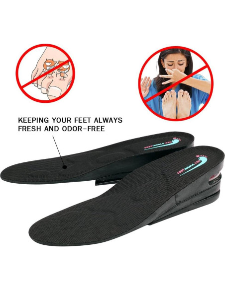 Plantillas Aumentadoras de Altura FOOTINSOLE 6.35 cm Grande