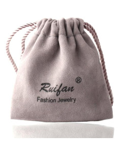 Set 10 Pares Tapones de Oído Piedra Natural Ruifan 2g-12mm 2