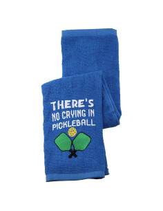 Toalla de Mano PWHAOO Algodón Bordada Pickleball 66x38cm