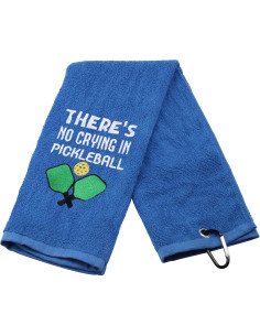 Toalla de Mano PWHAOO Algodón Bordada Pickleball 66x38cm 2