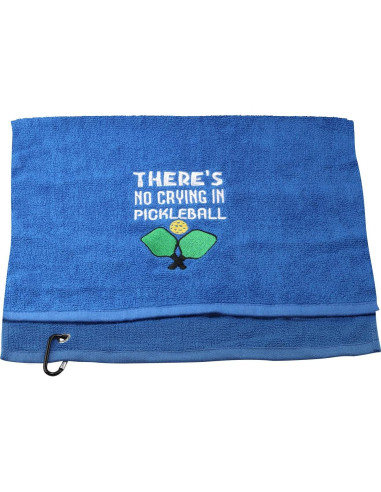 Toalla de Mano PWHAOO Algodón Bordada Pickleball 66x38cm
