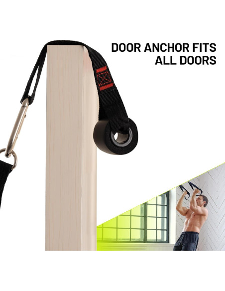 Correa de Anclaje para Puerta Slim Panda - 2 Pcs, Nylon, Pesado