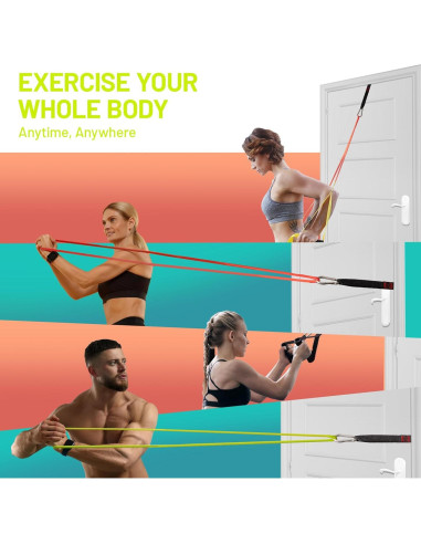 Correa de Anclaje para Puerta Slim Panda - 2 Pcs, Nylon, Pesado