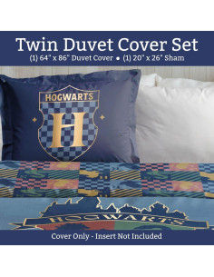 Juego de Funda de Edredón Individual Jay Franco Harry Potter 2