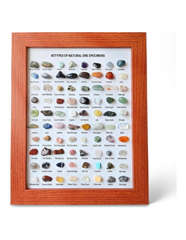 Set de 80 Especímenes Minerales Naturales Ayzsdnh