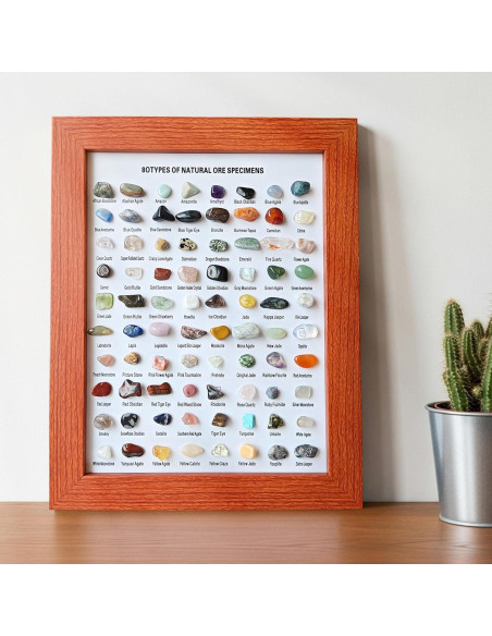 Set de 80 Especímenes Minerales Naturales Ayzsdnh