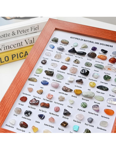 Set de 80 Especímenes Minerales Naturales Ayzsdnh