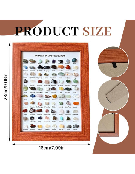 Set de 80 Especímenes Minerales Naturales Ayzsdnh