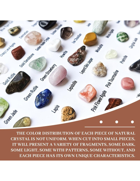 Set de 80 Especímenes Minerales Naturales Ayzsdnh