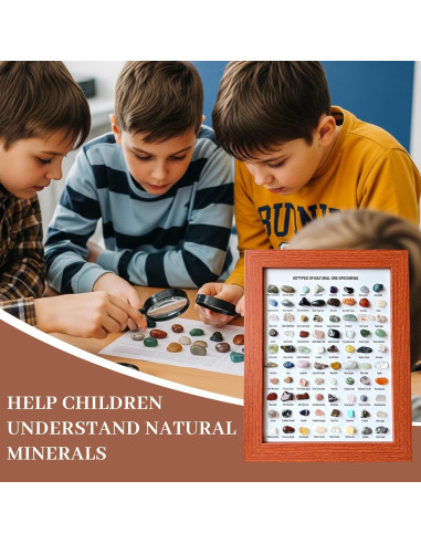 Set de 80 Especímenes Minerales Naturales Ayzsdnh