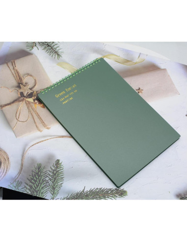 Cuaderno Espiral B5 Yansanido 4 Pcs Tapa Dura 80 Hojas