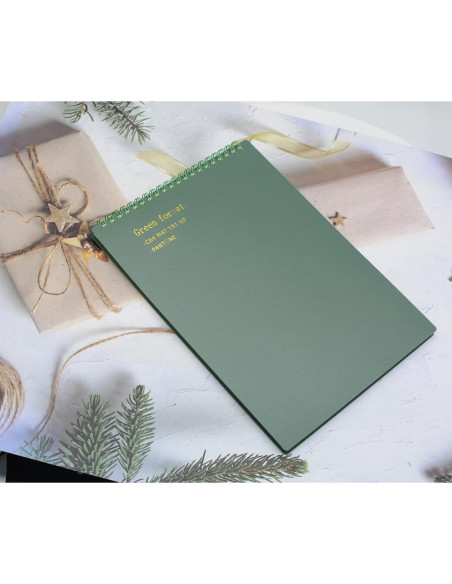 Cuaderno Espiral B5 Yansanido 4 Pcs Tapa Dura 80 Hojas