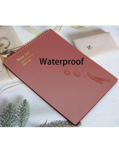 Cuaderno Espiral B5 Yansanido 4 Pcs Tapa Dura 80 Hojas