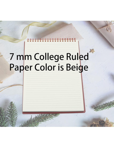 Cuaderno Espiral B5 Yansanido 4 Pcs Tapa Dura 80 Hojas