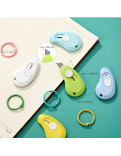 6 Mini Cuchillos Utilitarios Lanties para Abrir Cajas y Cartas 2