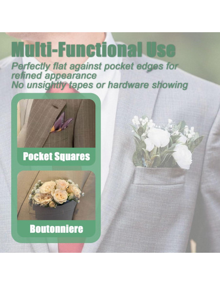 Funda de Boutonniere de Plástico para Traje - Holder Universal