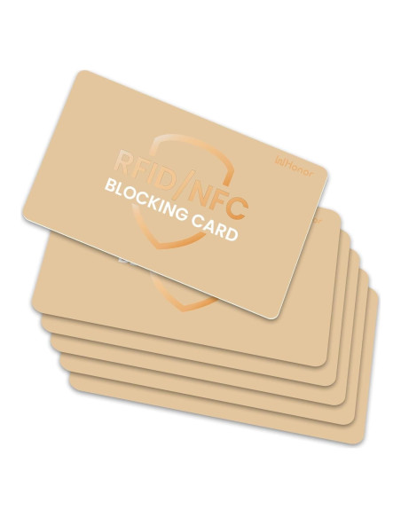 Tarjeta Bloqueadora RFID WHonor 6 Piezas Protección Contactless