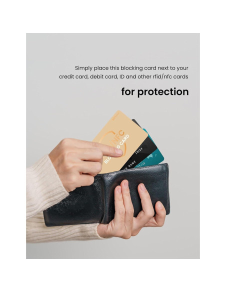 Tarjeta Bloqueadora RFID WHonor 6 Piezas Protección Contactless