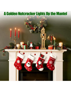 Figura Rey Cascanueces 38 cm ARGCONNER Decoración Navideña 2