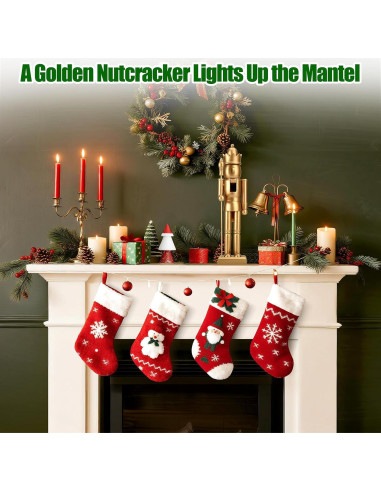 Figura Rey Cascanueces 38 cm ARGCONNER Decoración Navideña