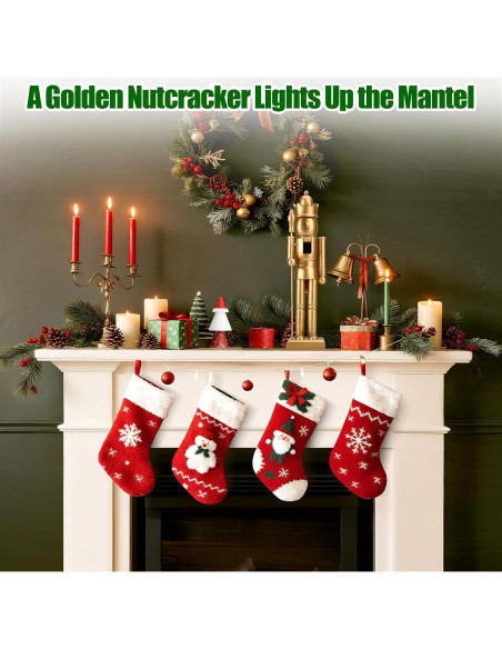 Figura Rey Cascanueces 38 cm ARGCONNER Decoración Navideña