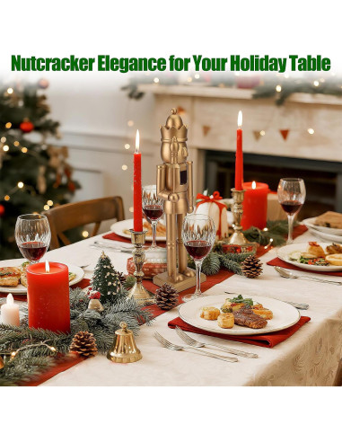 Figura Rey Cascanueces 38 cm ARGCONNER Decoración Navideña