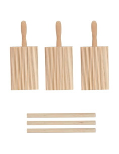 Tabla de Gnocchi KUAOOAUK 4-en-1 con 2 Rodillos y Cortador