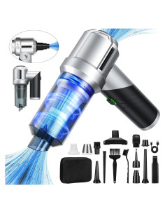 Aspiradora de Coche Portátil CHUMPOSH 18000PA Sin Cable 4 en 1