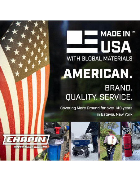 Pulverizador Chapin 1244 de 7.57L Tri-Poxy Rojo Profesional