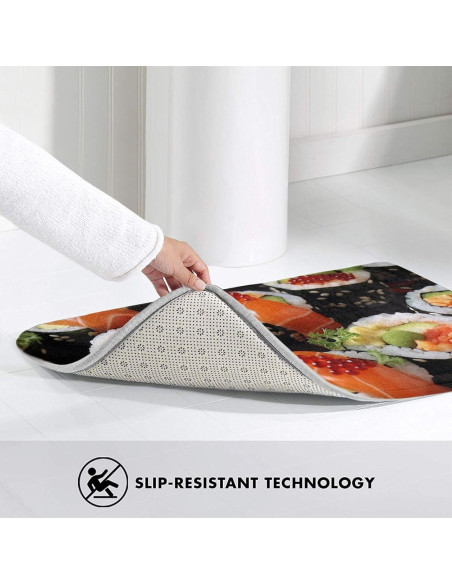 Alfombra de Entrada Antideslizante LKVNSWERT 50.8x80 cm