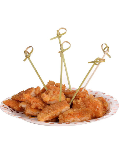 200 Palillos de Bambú para Cócteles YAOSHENG 10.41 cm Ecológicos