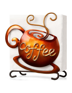 Soporte de Servilletas de Café Shinlar - Metal 16x6.6x16 cm