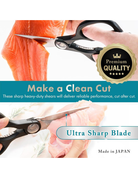 Tijeras de Cocina Multifuncionales Wablade 22.86 cm Acero Inoxidable