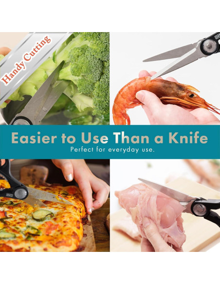 Tijeras de Cocina Multifuncionales Wablade 22.86 cm Acero Inoxidable