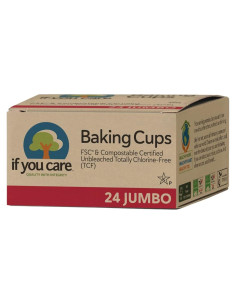 Forros de Cupcake Jumbo Si Te Importa - 576 Hojas Compostables